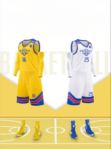 SK | Moisture-wicking Slim-shoulder Custom Digital Print Basketball Suit