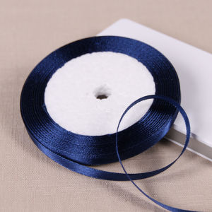6mm 2/8"25yards Single Face Silk Satin Ribbon Decorative Gift Packing Wedding Crafts Christmas White Pink Red Black blue Ribbons