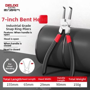 DELIXI Electric | Multifunctional Inside and Outside Snap Ring Pliers Expansion Pliers Set