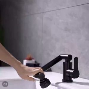 1080° Rotation Bathroom Faucet 304 Stainless Dual mode Outlet Hot and Cold Faucet Suitable for Kitchen Sink (All-copper connector)