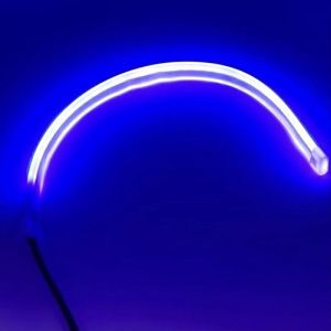 Lampu alis LED Running 30 cm Lampu alis nyala antri LED Running 12 Volt Lampu DRL fleksibel Lampu alis