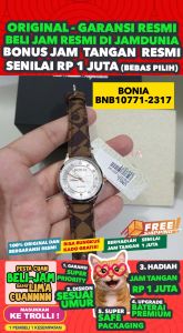 JAM BONIA ORIGINAL - BONIA BNB10771-2317 - MONOGRAM - WOMEN CT - Kulit - Coklat - JAMDUNIA / JAM DUNIA JD18  JAM TANGAN WANITA JAM WANITA JAM ANTI AIR $ JAM TANGAN BONIA BNB10771 2317 BONIA BNB 10771 2317 BONIA BNB107712317 S003