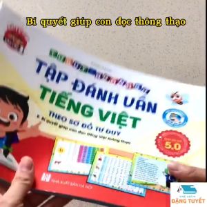 Sách Tập Đánh Vần Tiếng Việt 5.0 Dành Cho Bé Từ 4-6 có Quét Mã QR CODE Hướng Dẫn Học