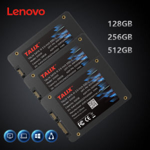 Lenovo | Lenovo TALIX SSD 2.5" SATA 3 III 128GB 256GB 512GB 1TB Internal Solid State Drive 500MB/s High Speed 3D NAND for Laptop Desktop
