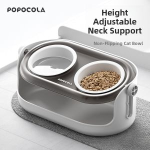 POPOCOLA | Neck Protection Anti-Tip Elevated Cat & Dog Bowl Popocola