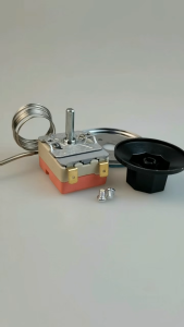 Termostat Deep Fryer 50°-300°C Hitam Stainless