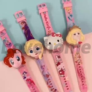Kids Cartoon Digital Kid Watch Flash Light Luminous Music Kids Watch Flip Music & Colourful Light Watch Children Watch