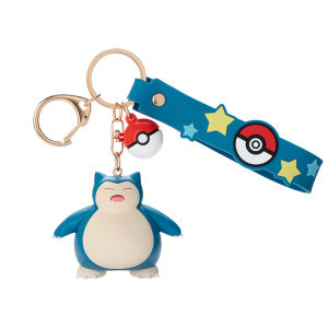 Anime Pokemon Figures Snorlax Mimikyu Cubone Keychain CarKey School Bag Backpack Decoration Desktop Decoration Toy Gift