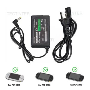EU/US Plug 5V AC Power Adapter Home Wall Charger Power Supply Cord Compatible with Sony PSP PlayStation 1000 2000 3000