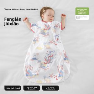 Usbettas | Anti-Kick Infant Sleeping Bag Breathable Gauze