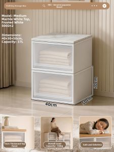 IRIS | Transparent Drawer Type Plastic Large Capacity Storage Box