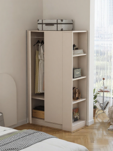 PAMEDI | Customizable Single Solid Wood Wardrobe