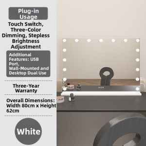LIWAN | LED Lighted Vanity Mirror Tabletop