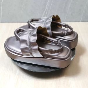 Eveline Series 11 - Sandal Wedges Wanita 4 cm Big Foam Sendal Tali Belakang Sol Karet Miracle By Miracle Project