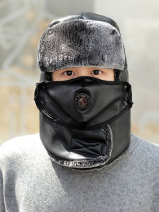 หมวกหนังกันหนาวสำหรับผู้ชาย หมวกหนีบทรงกลม หมวกกันลมกันฝน หมวกกันหนาวแบบหนาสำหรับผู้ชาย หมวกกันหนาวสำหรับวัยรุ่น หมวกกันหนาวสำหรับกลางแจ้ง