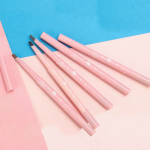 OhMyEmoji Pensil Alis Eyebrow 2 in 1 Kepala Ganda Pink Sakura Brown Color / Eyebrow Pensil Waterproof Auto COD -🌈Ninestar