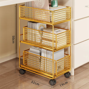 WUBUWEI | Mobile Multi-level Storage Shelf Bookshelf