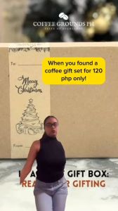 Brew Kit Gift Set – Kalinga Robusta Cebu Muscovado & Non-Dairy Creamer in Kraft Box by Coffee Grounds PH