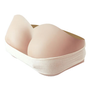 ปลอกหน้าอกเทียมสำหรับผู้ชาย ด้านนอกเป็นผ้าคลุมหน้าอกแบบสวม ด้านในเป็นยางยืดแบบสวมใส่สบาย ปลอกหน้าอกเสริมขนาดใหญ่ ปลอกหน้าอกเสริมหน้าอกเทียม