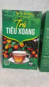 Hộp 40 gói trà tiêu xoang Bảo Khang xoang mũi tiêu xoang long đờm đào thải dịch mủ đau nhức mũi do xoang