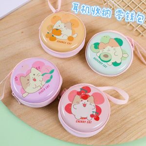 Creative Cartoon Iron Zipper Coin Purse & Bluetooth Earphone Storage Bag: A Versatile Kindergarten Souvenir