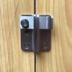 Stainless Steel Safety Hasp Door Lock for Bathroom Bedroom Door Catch Latch Classic Gate Latch