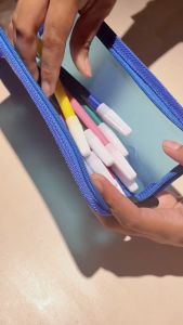 Pencil Case 888 TOPLA Kotak Pensil / Tempat Alat Tulis dengan Resleting