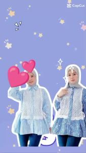 Atasan Brukat Salur Motif Bunga / Brukat Terbaru Motif Salur Bunga