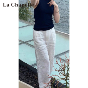 La Chapelle | Breathable High Waist Tencel Linen Trousers