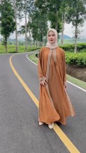 Scloth Bandung SA025 Abaya Renda Muslim Wanita / Abaya Renata