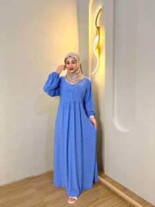 RENGGANIS - KINARA DRESS KATBOL BAHAN KNIT JAGUAR PREMIUM SUPER ADEM LEMBUT DAN STRETCH DRESS MEWAH ELAGAN OUTFIT KONDANGAN GAMIS KONDANGAN