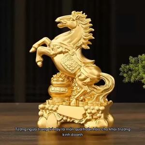 2026 Năm Ngựa Phong Thủy Tượng Động Vật Cung Hoàng Đạo Nhựa Tài Lộc Giàu Có Để Bàn Trang Trí Cho Kệ Sách Điêu Khắc