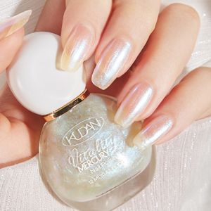 KUDAN Cool Dan Shiny Nail Polish Quick Dryable Tearable Transparent for Pregnant Women And Children No Baking Required
