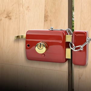 Kunci Pintu Gerbang Otomatis Gate Red Door Lock DRL-004RD