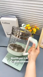 SG【Ready Stock】Wellness Master 24H Auto-Cook Health Kettle: Precision Timing & Nutrient-Locked Recipes BPA-Free Glass Smart Keep-Warm Function