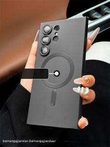 DAIMANG | Anti-Shock Magnetic Phone Case with Lens Protector for Samsung Galaxy S24 Ultra S25 Ultra S23 S22