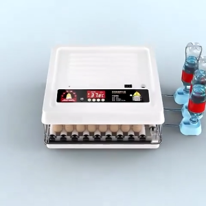 Egg Automatic Digital Incubator 220V/12V Dual Power Egg Incubator 12/24/48/64/130 Eggs Intelligent Digital Hatcher Brooder With Temperature Control And Auto Turning For Hatching Chicken Duck Goose Quail Birds