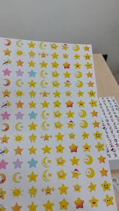 Sticker khen thưởng NGÔI SAO tờ A4 - 159 Stick - SP3