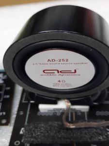 ad Audible Dynamics AD-252 AS 2.5 inch full range speaker with bass 120W car speaker (with special tune up mid-range frequency divider)