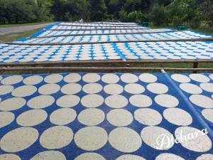 ข้าวเกรียบว่าว ข้าวโป่ง ขนมไทยโบราณ แผ่นดิบ 30 แผ่น