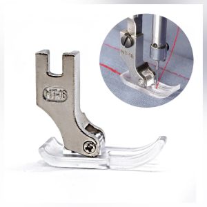 แผ่นพลาสติกแบบเหยียบสำหรับเย็บอุตสาหกรรม2ชิ้นแผ่นพลาสติก MT-18กดที่เท้าทนทานต่อการสึกหรอเป็นพิเศษ