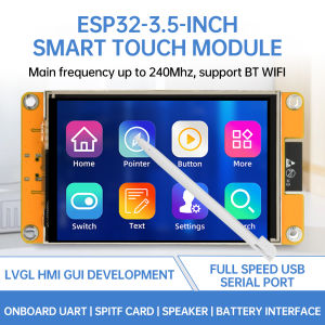 ESP32 WiFi Bluetooth Module Development Board 3.5 Inch ST7796U Drive 320*480 Resolution TFT Intelligent Resistance Touch Screen