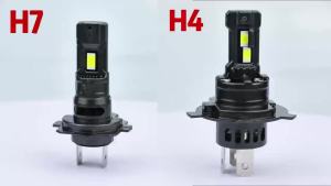 H7 H4 LED Headlights Turbo LED 3000000LM CANBUS LED High Power Wireless Plug And Play Fog Light With Fan 1:1 Halogen Lamp 12V