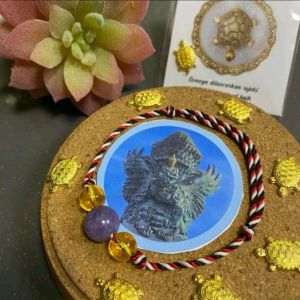 Gelang Tridatu Lancar Jodoh Dan Rejeki FREE Kura-kura Keberuntungan ORIGINAL Bracelet Gelang Tangan