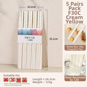 Antibacterial Anti-Mold Slip-Resistant Luxurious Alloy Chopsticks