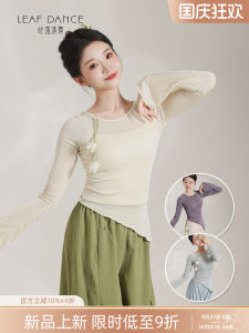 Ye Liuqing Dance Classical Dance Body Charm New Chinese Tulip Long Sleeves Tops Daily Modern Dance Shapewear Exercise Clothing