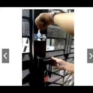 กลอนหางปลา หนา 3มิล กลอนประตู กลอนเล้าสุกร ตัวล็อคกรงแมว สุนัข หมู