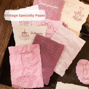Yuxian | Vintage Irregular Special Shape DIY Decoration Scrapbooking Base Paper 40 Sheets