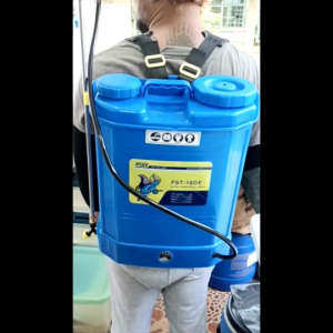 FST ถังพ่นยาแบตเตอรี่ แบตลิเธี่ยม ( แบรนด์ FAT ) ขนาด 16 ลิตร 20ลิตร 9-BAR. ก้านทองเหลือง-แมฟรี!! หัวพ่น 5 หัว หัวทองเหลืองก้านแสตนเลส ปรับสปีดวอลุ่ม พ่นไกล 10 เมตร