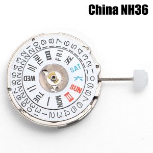 GEEKTHINK | China NH35/NH36 Watch Movement NH35 Automatic Mechanical Movement High Accuracy 24Jewels Mod Watch Replacement Japan NH35/36 DIY